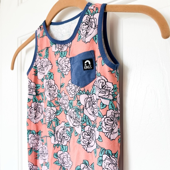 Rags to Raches Girls Floral Romper / Size 18-24 months - Picture 2 of 5